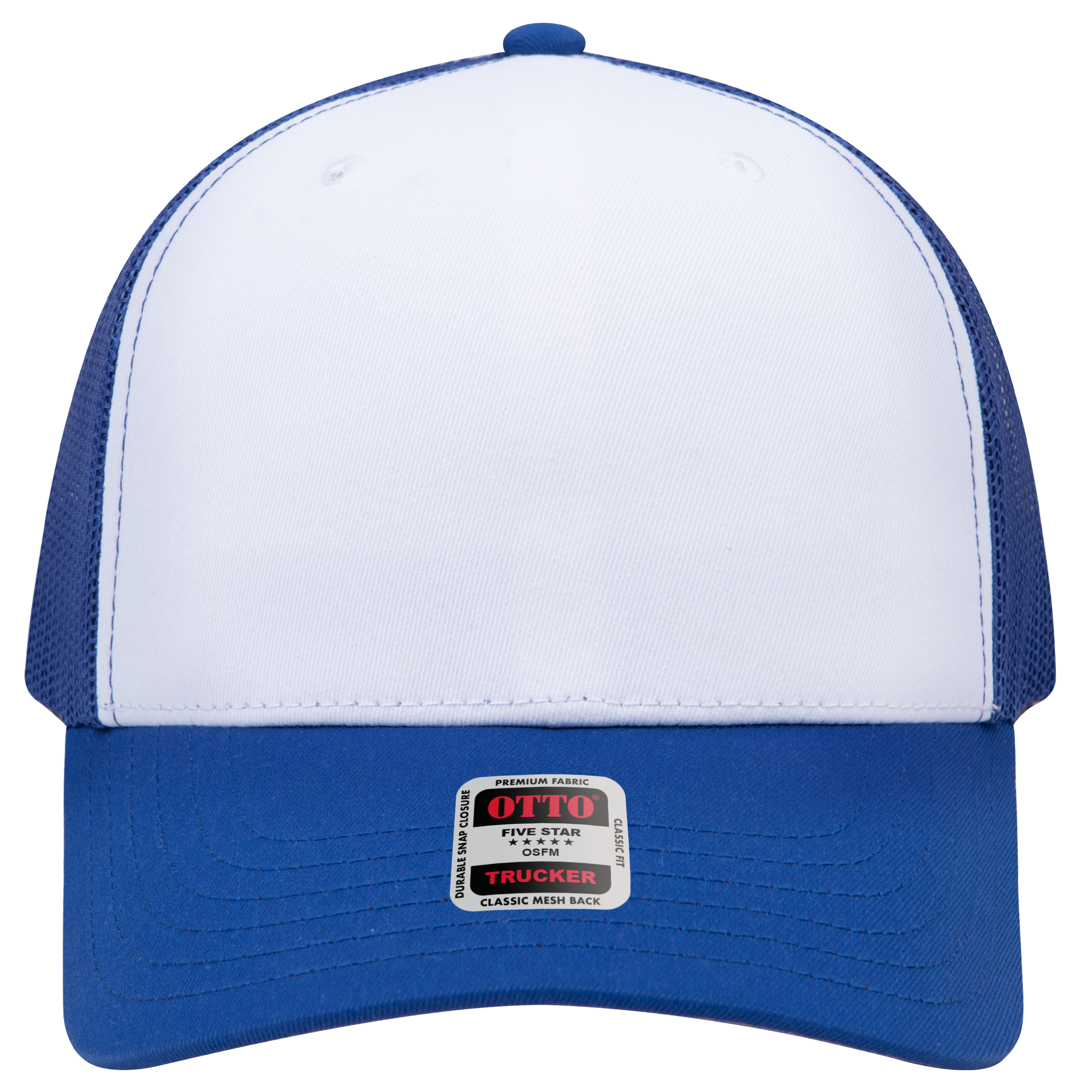 OTTO CAP® Seamless 6 Panel Mid Profile Mesh Back Trucker Hat 52