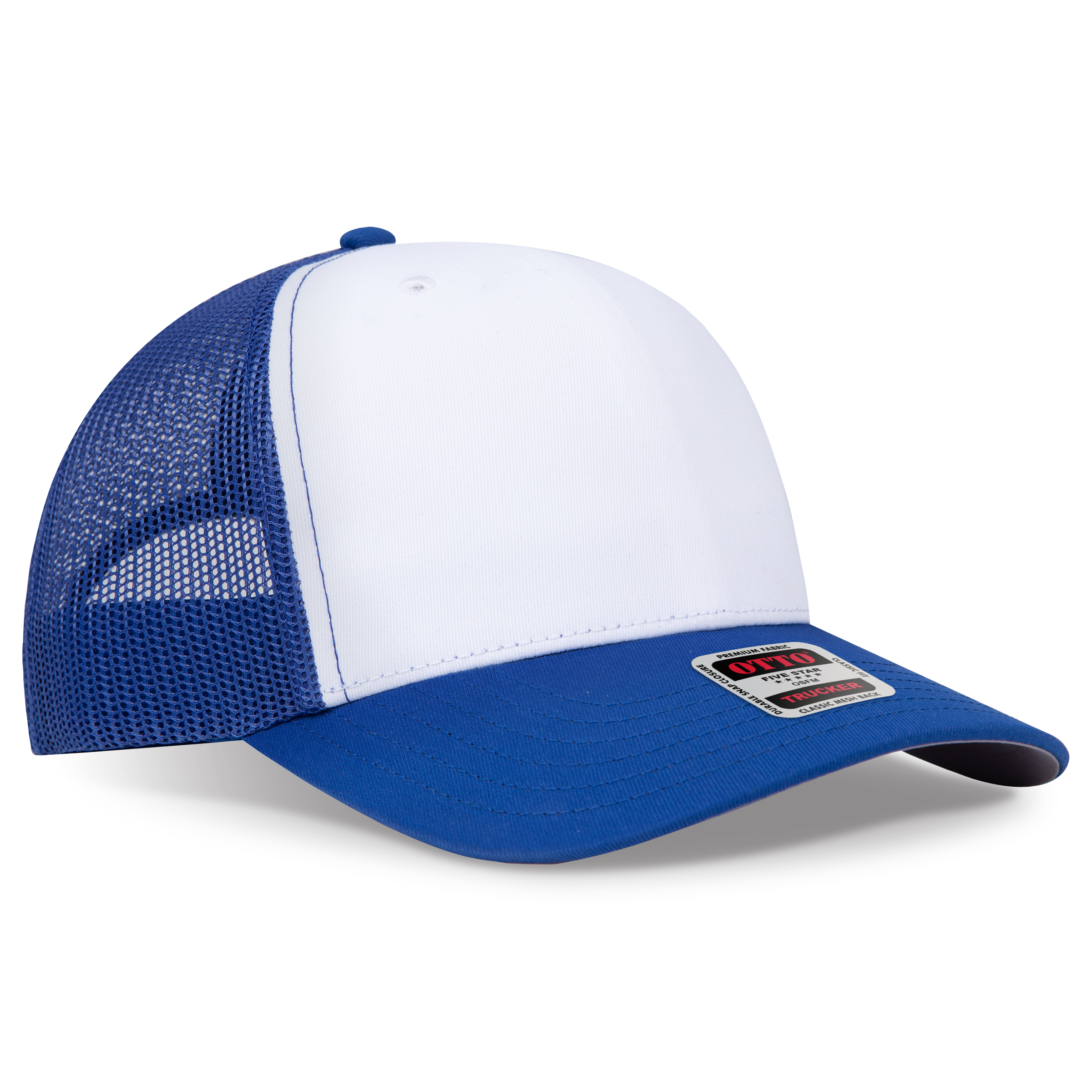 OTTO CAP® Seamless 6 Panel Mid Profile Mesh Back Trucker Hat 53