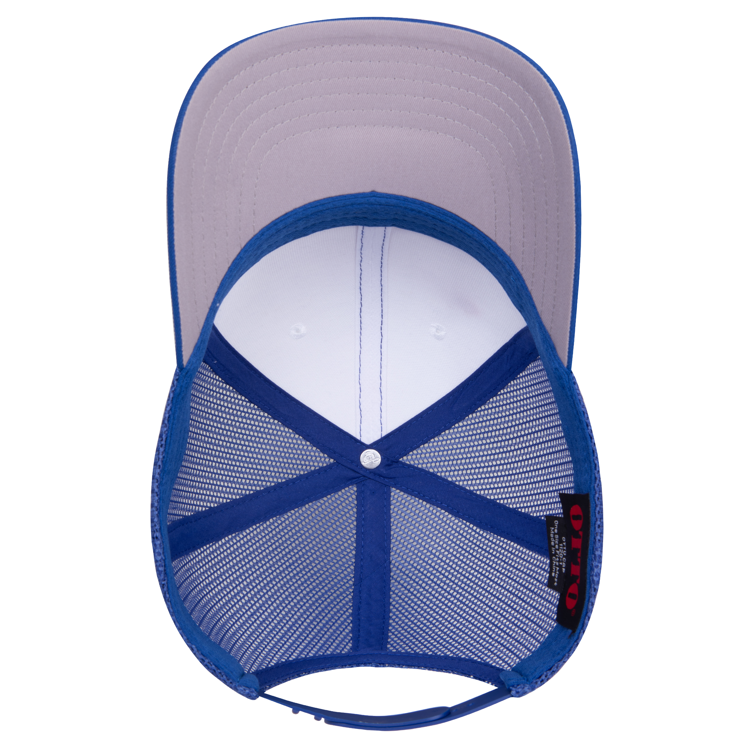 OTTO CAP® Seamless 6 Panel Mid Profile Mesh Back Trucker Hat 54