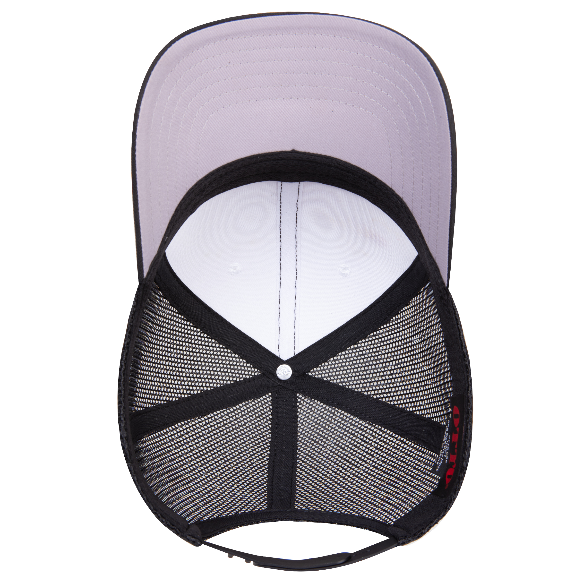 OTTO CAP® Seamless 6 Panel Mid Profile Mesh Back Trucker Hat 59