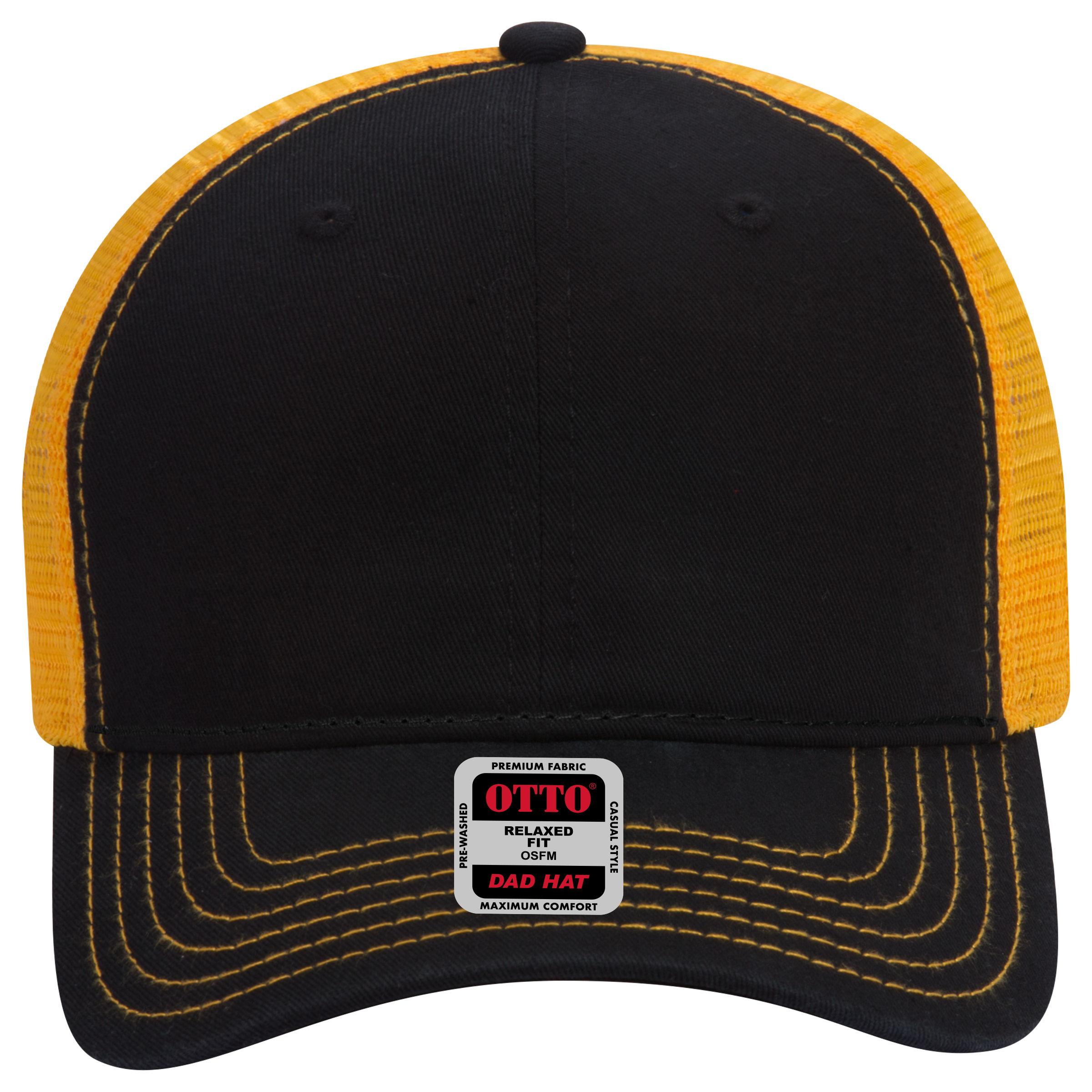 OTTO CAP® 6 Panel Low Profile Mesh Back Trucker Dad Hat 11