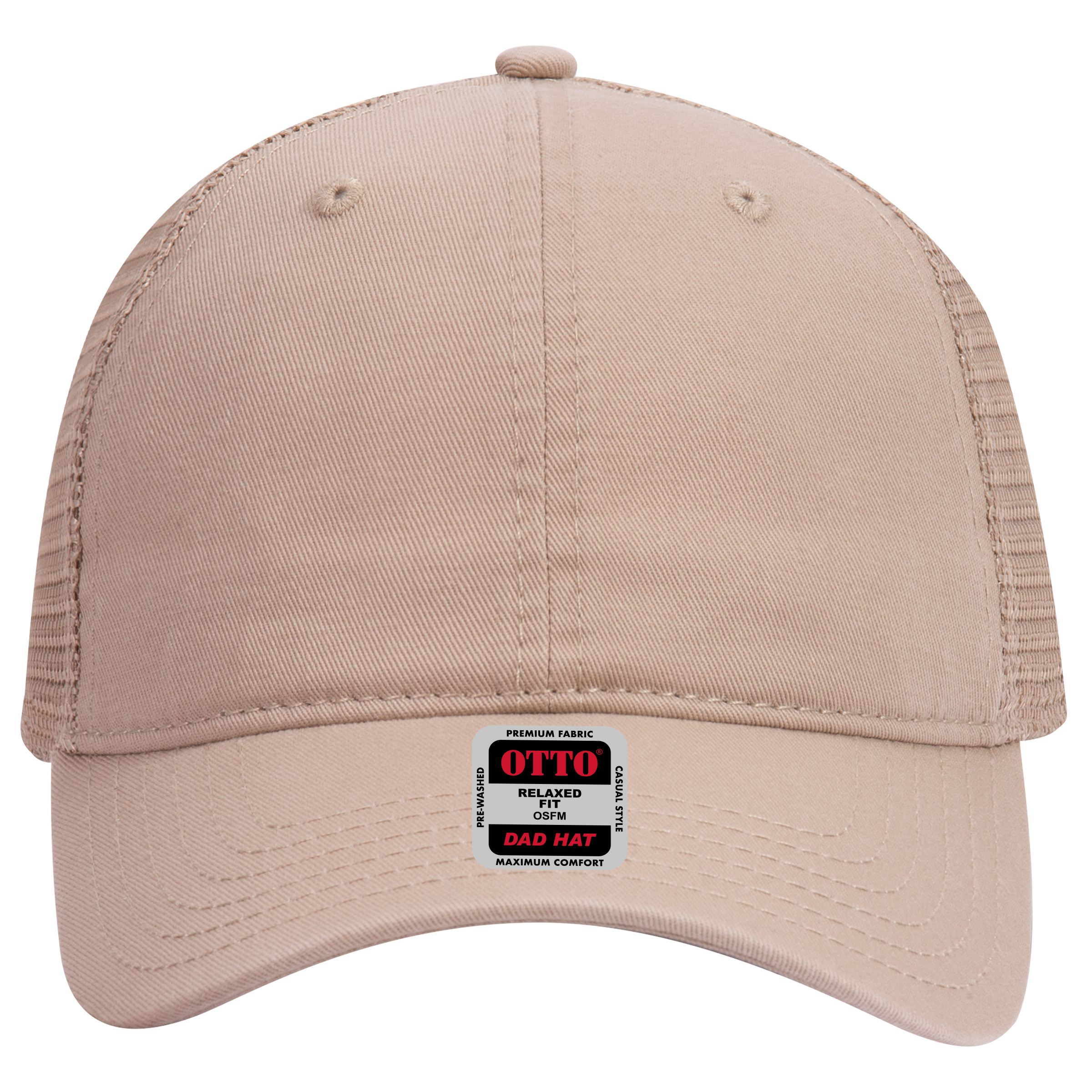 OTTO CAP® 6 Panel Low Profile Mesh Back Trucker Dad Hat 104