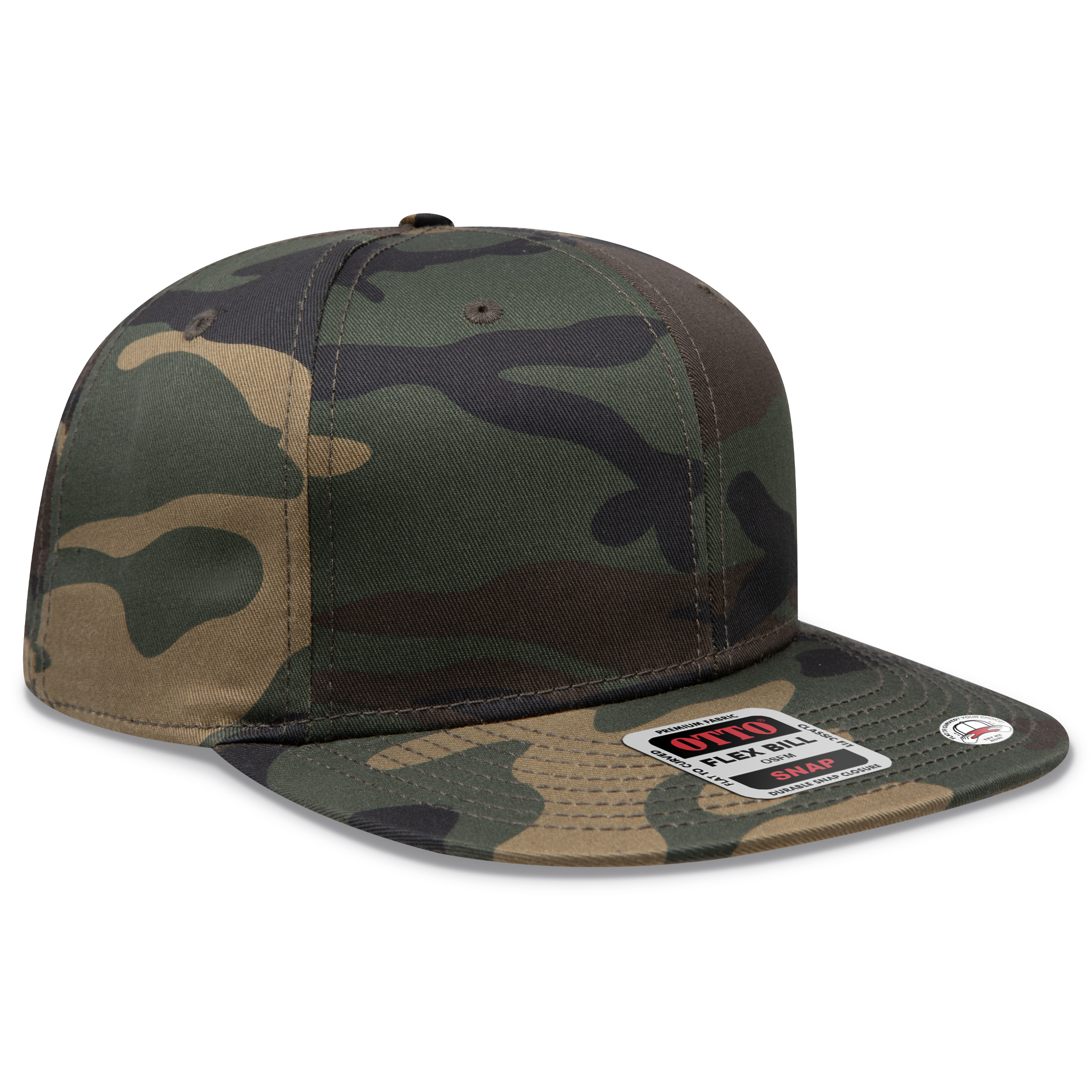 OTTO CAP® OTTO SNAP 6 Panel Pro Style Snapback Hat 171