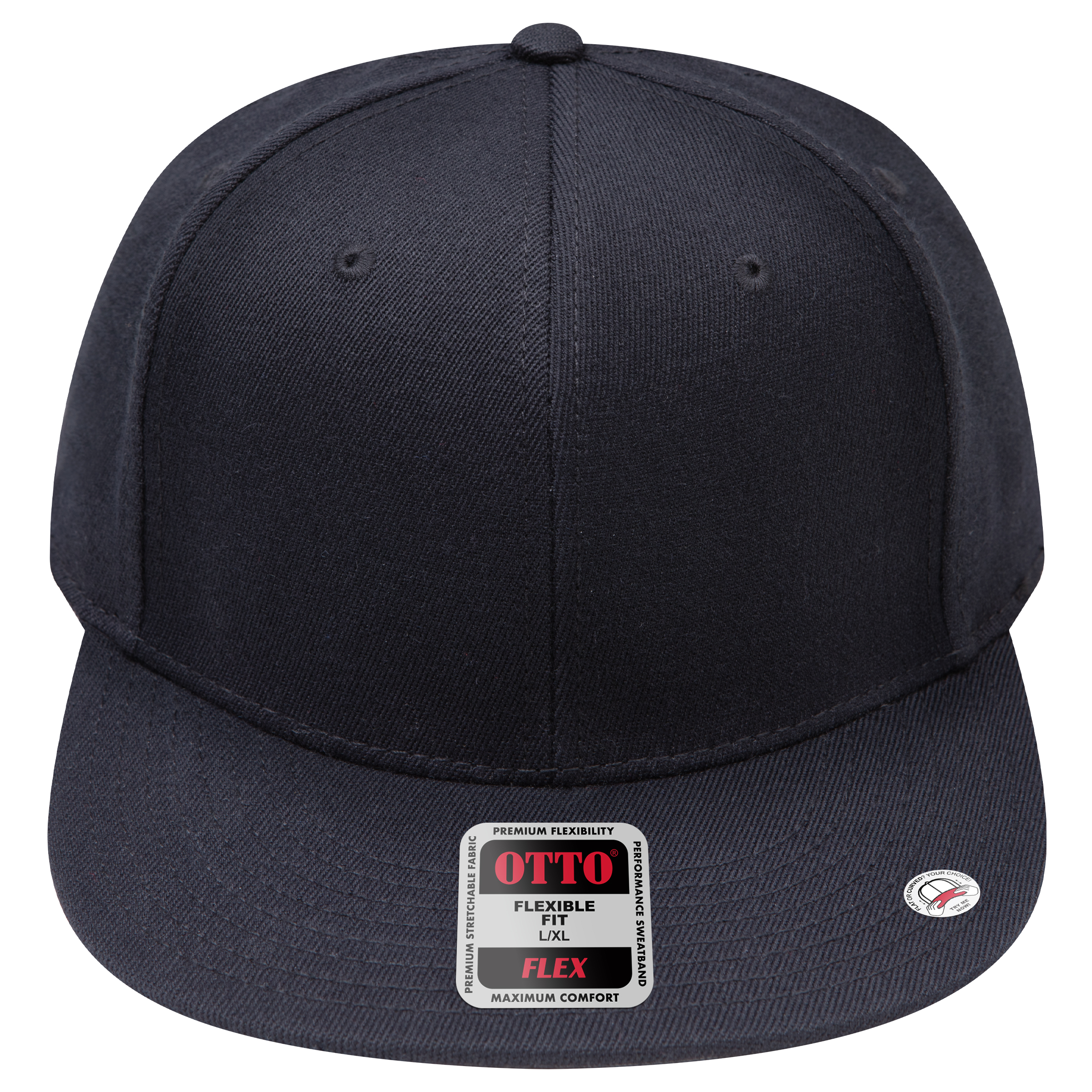 OTTO CAP® OTTO FLEX® Fitted 6 Panel Pro Style Baseball Cap 17