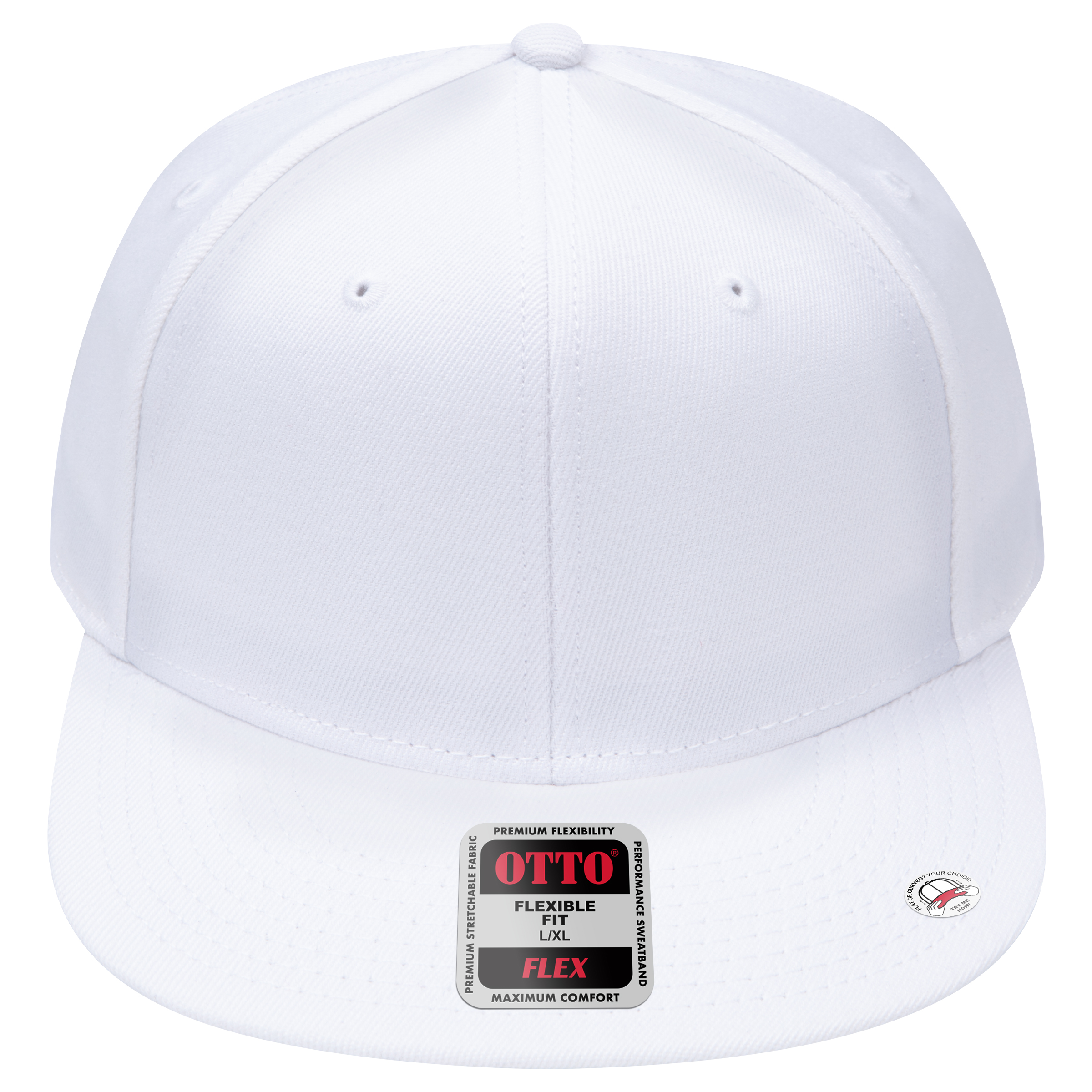 OTTO CAP® OTTO FLEX® Fitted 6 Panel Pro Style Baseball Cap 22