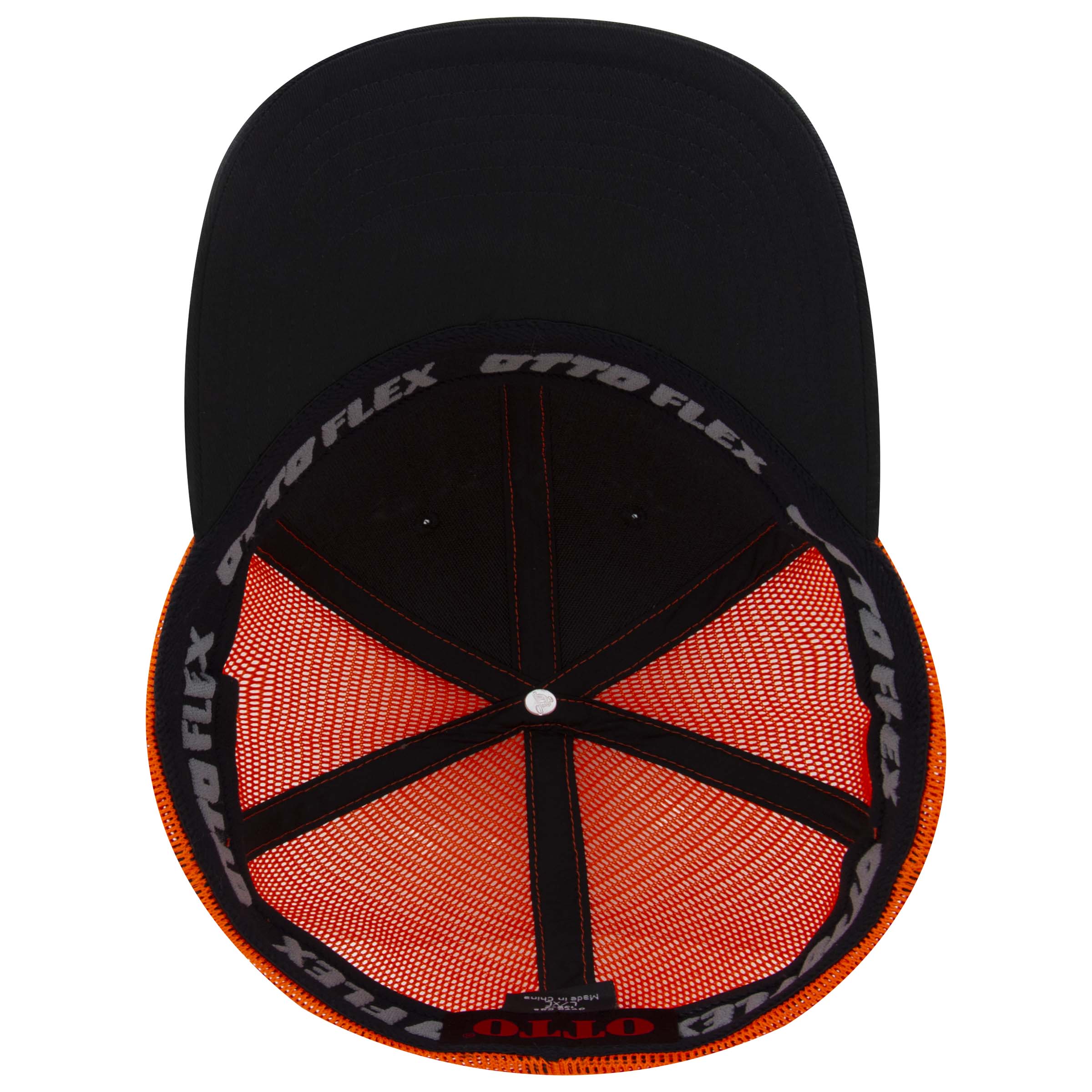 OTTO CAP® OTTO FLEX® Fitted 6 Panel Low Profile Mesh Back Trucker Hat 40