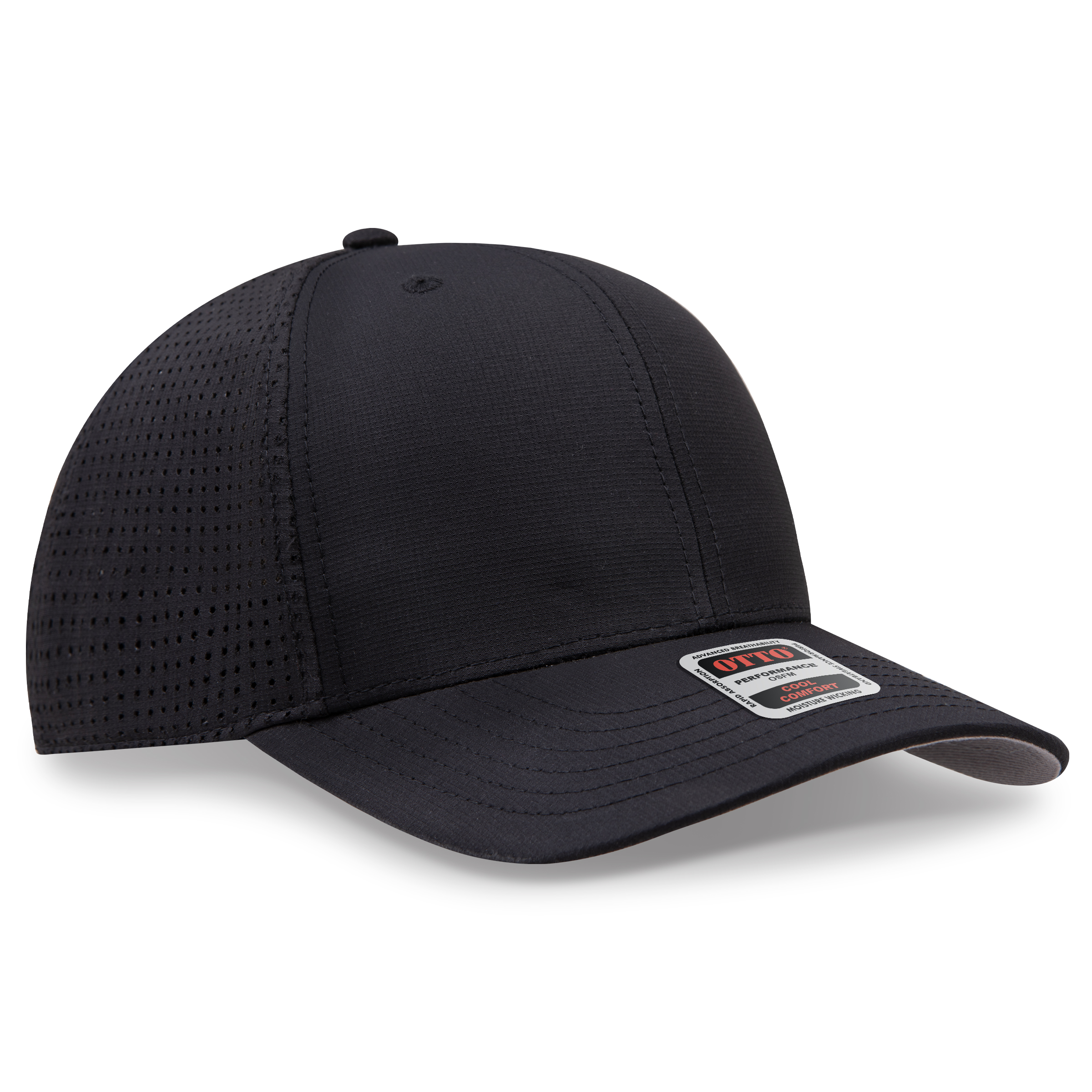 OTTO CAP® 6 Panel Mid Profile Baseball Cap 3