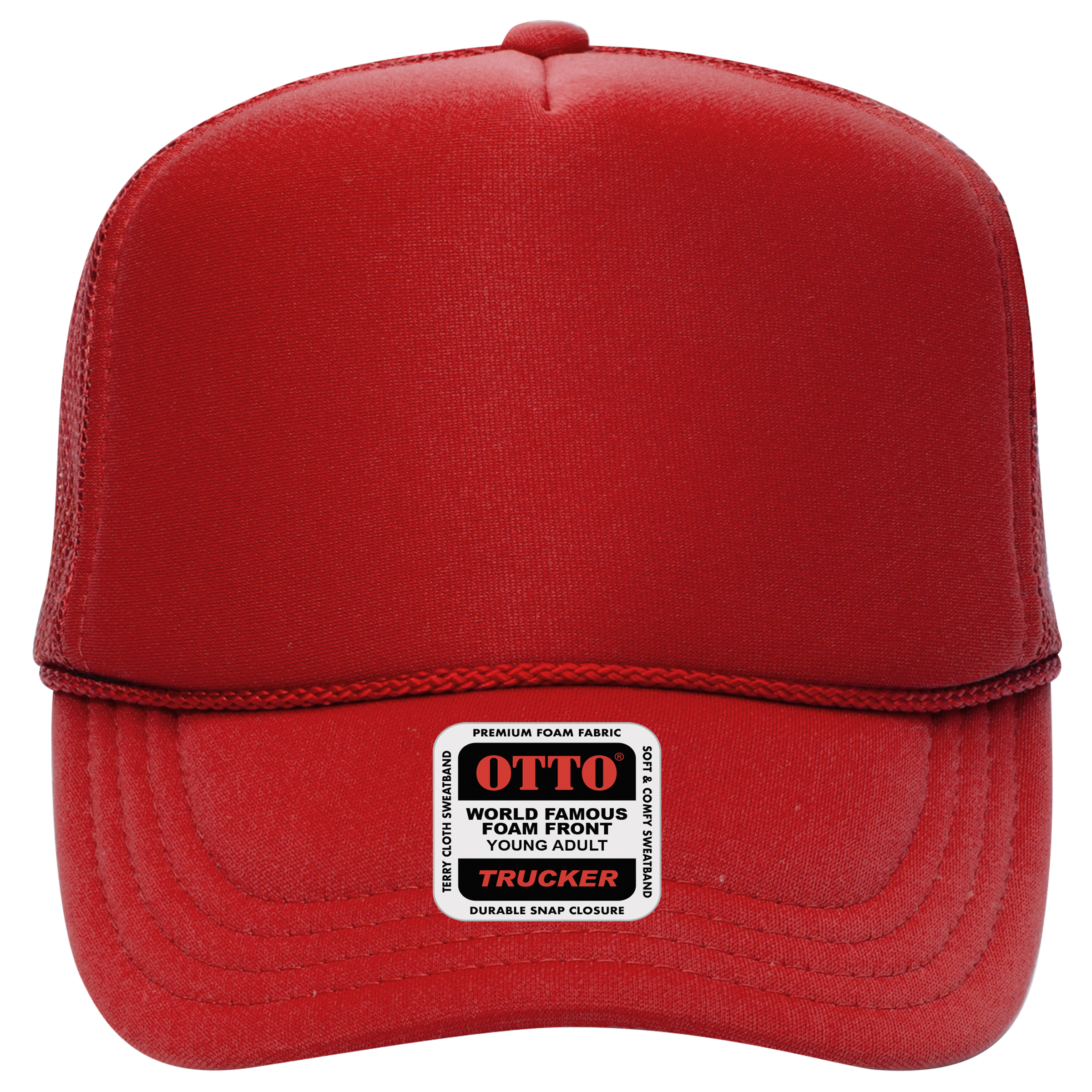 OTTO CAP® 5 Panel High Crown Mesh Back Trucker Hat 114