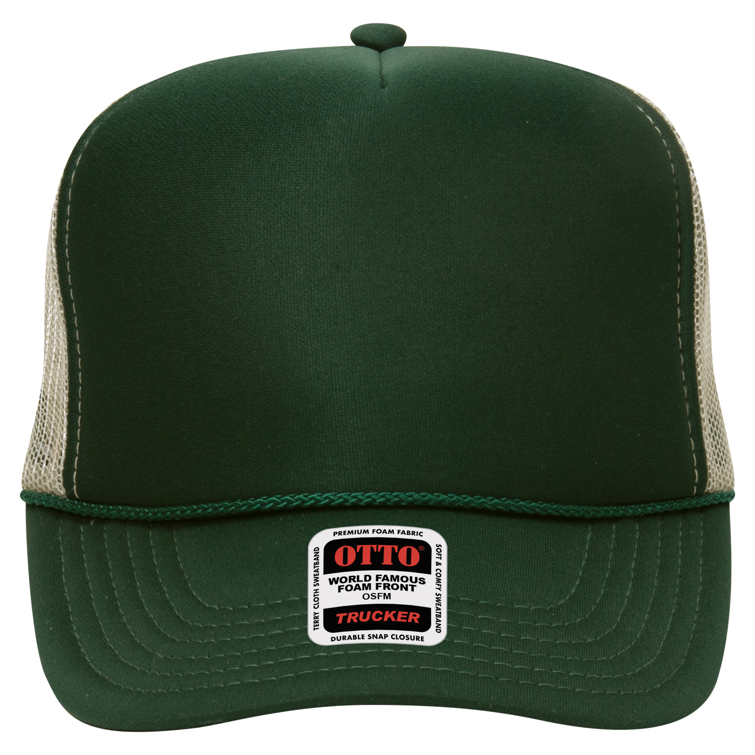 OTTO CAP® 5 Panel High Crown Mesh Back Trucker Hat 119