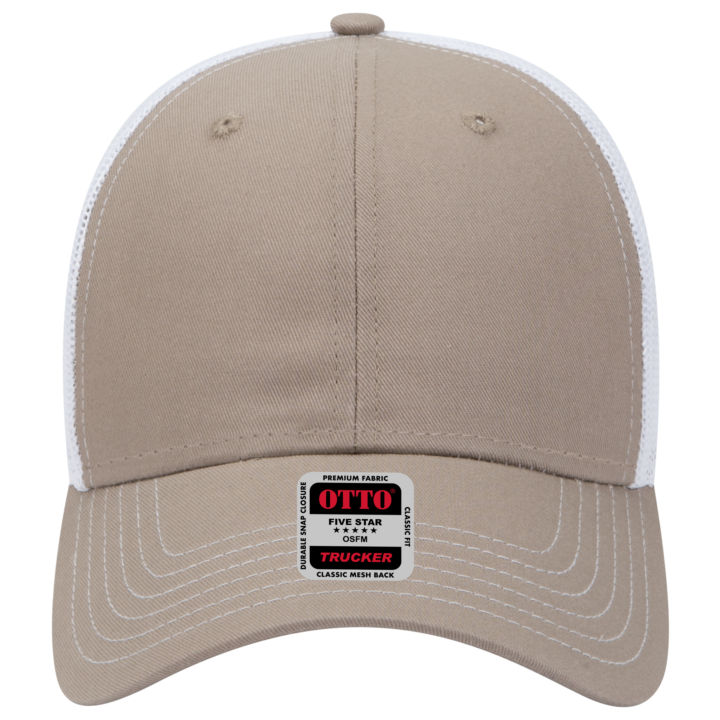 OTTO CAP® 6 Panel Low Profile Mesh Back Trucker Hat 111