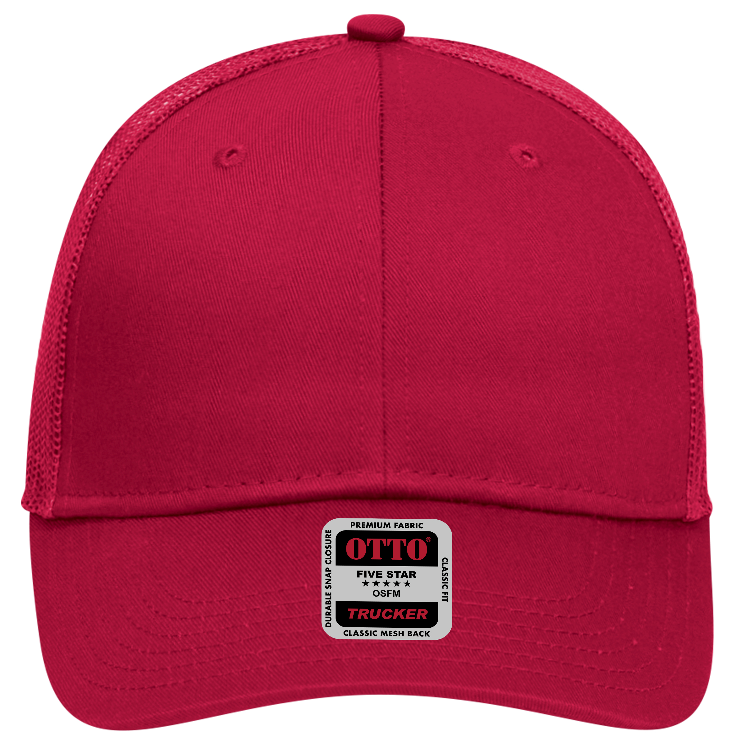 OTTO CAP® 6 Panel Low Profile Mesh Back Trucker Hat 100