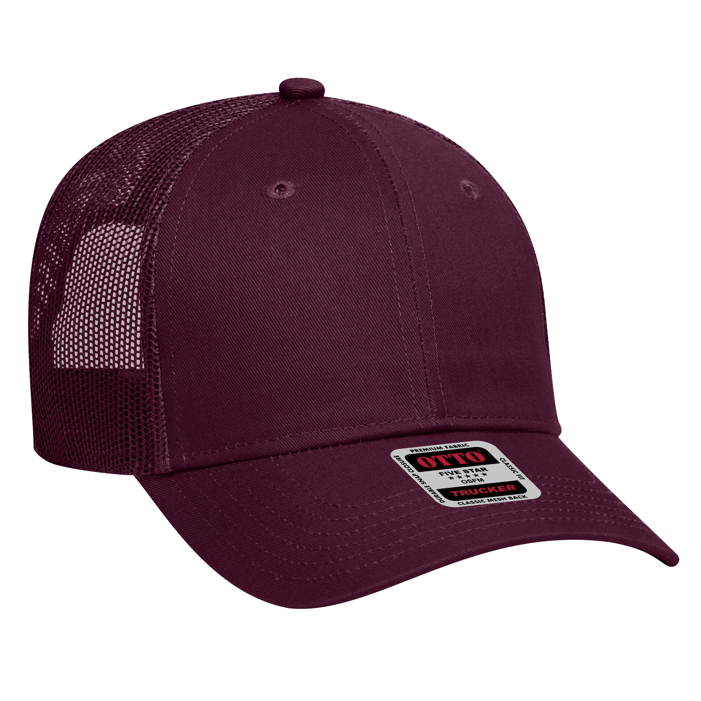 OTTO CAP® 6 Panel Low Profile Mesh Back Trucker Hat 113