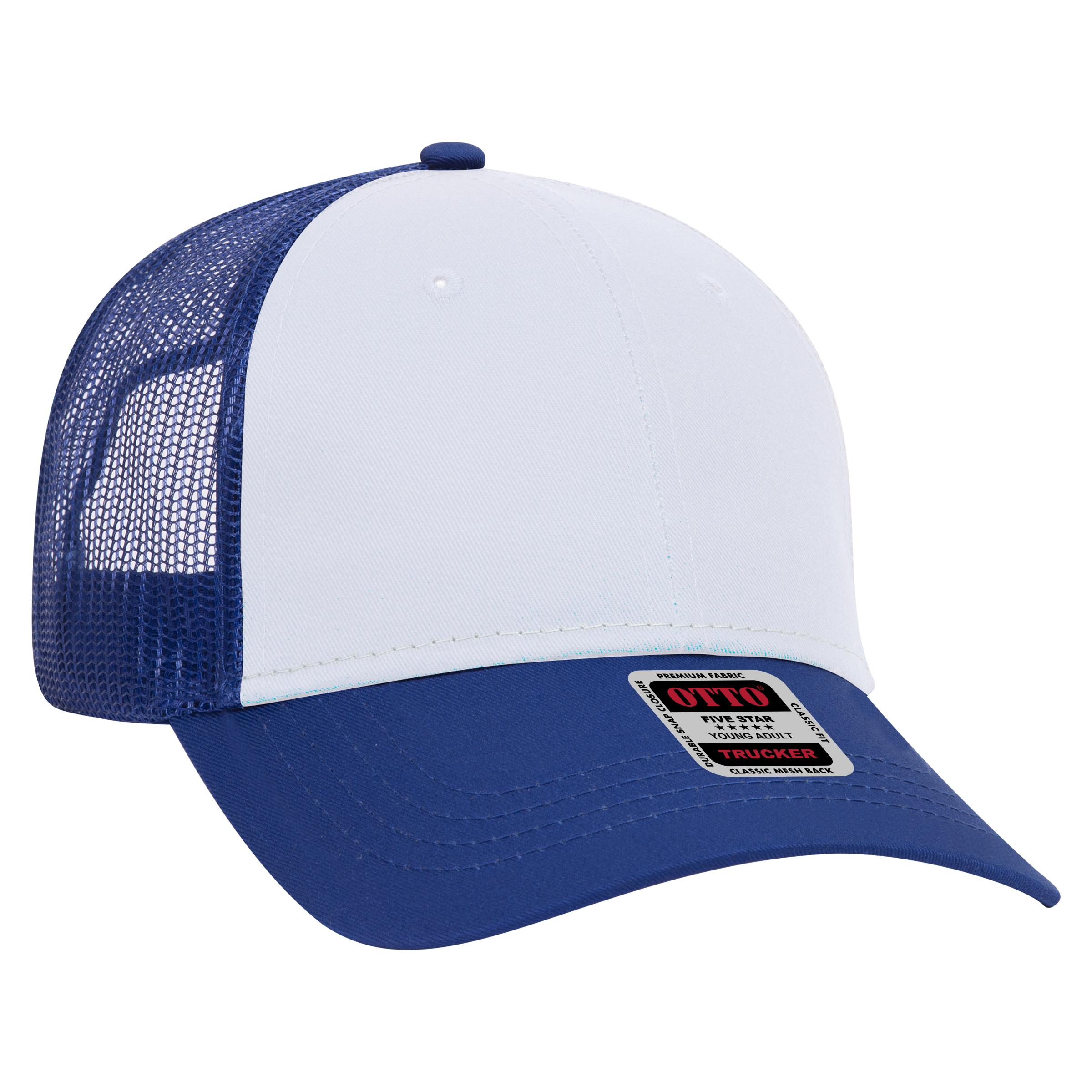 OTTO CAP® 6 Panel Low Profile Mesh Back Trucker Hat 119