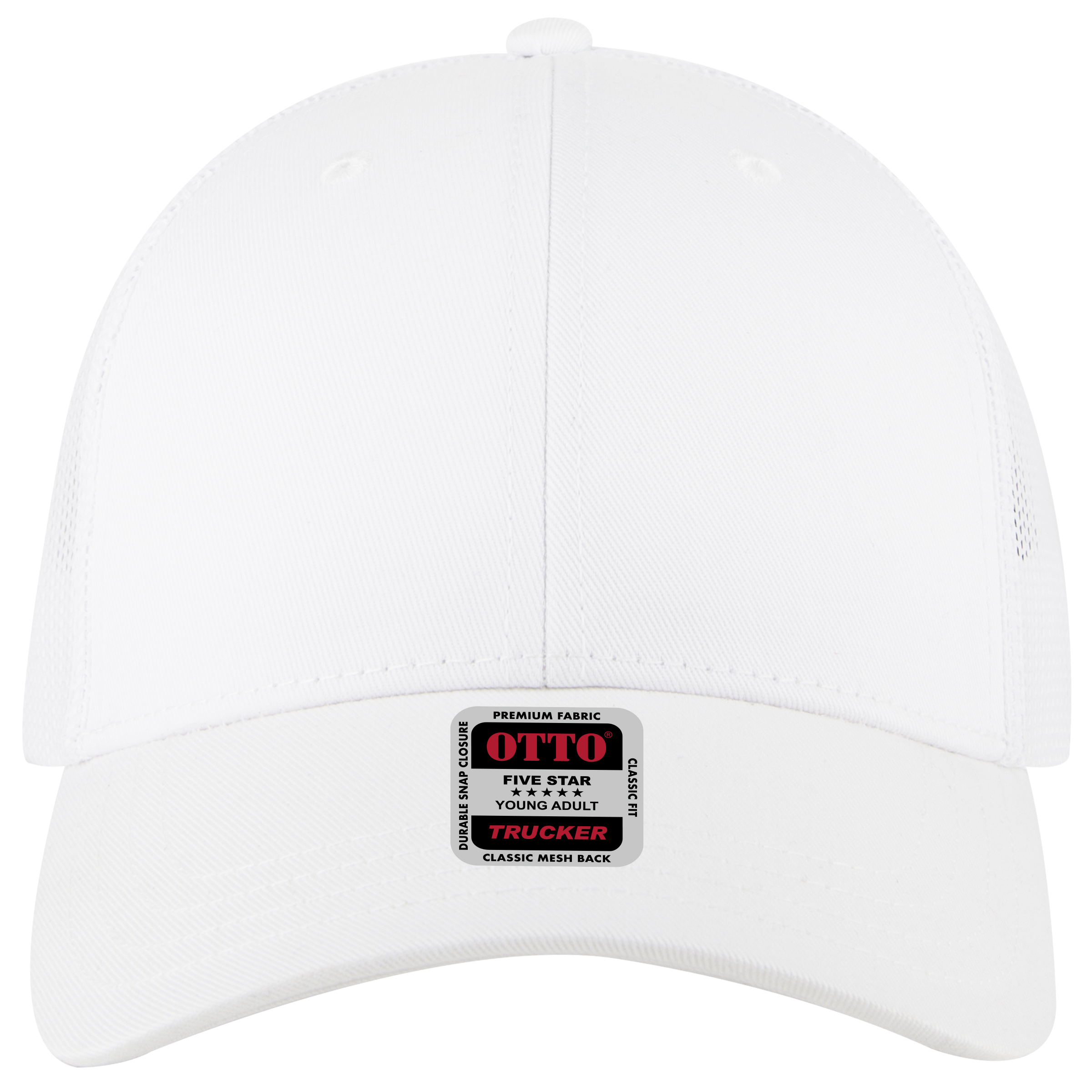 OTTO CAP® 6 Panel Low Profile Mesh Back Trucker Hat 124