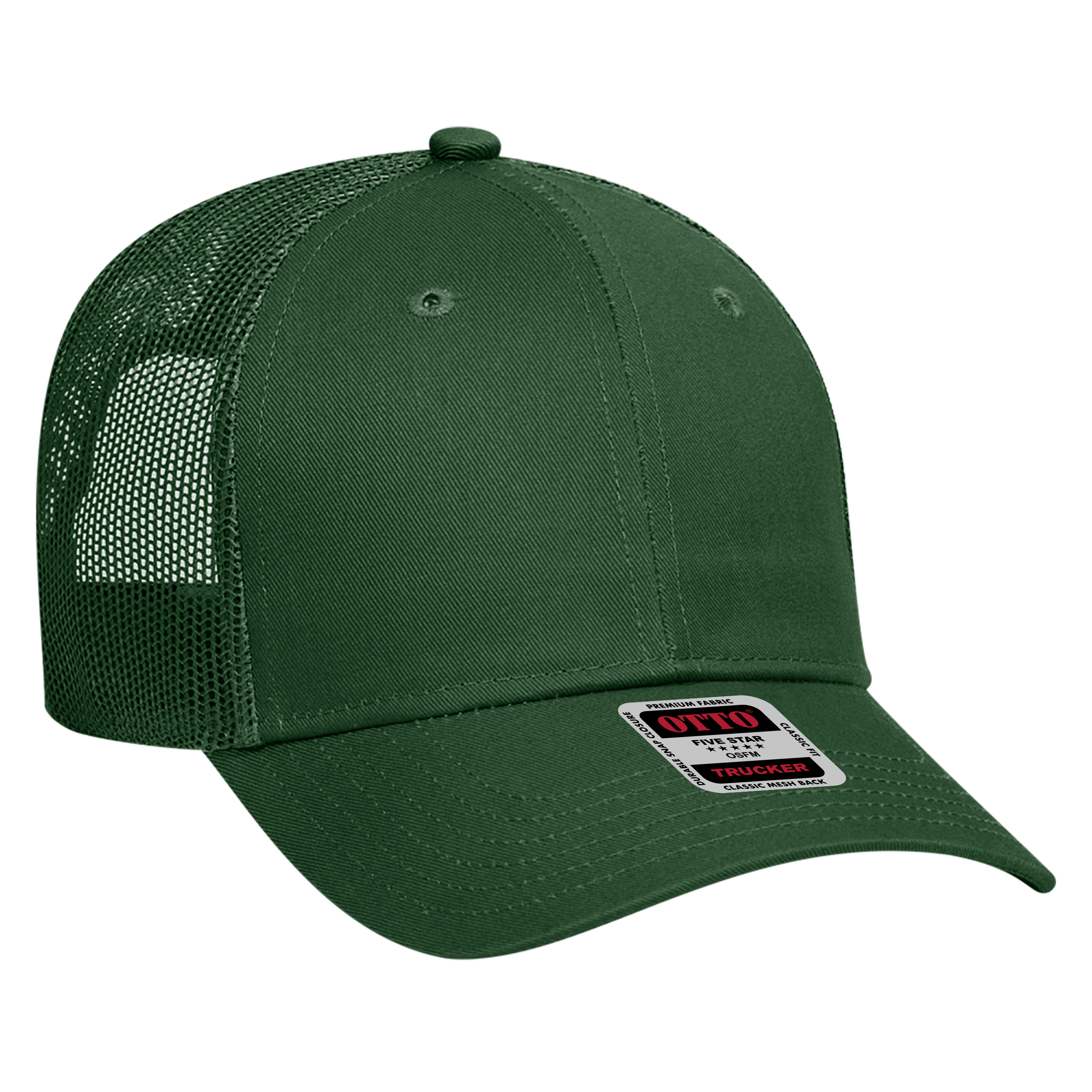 OTTO CAP® 6 Panel Low Profile Mesh Back Trucker Hat 127