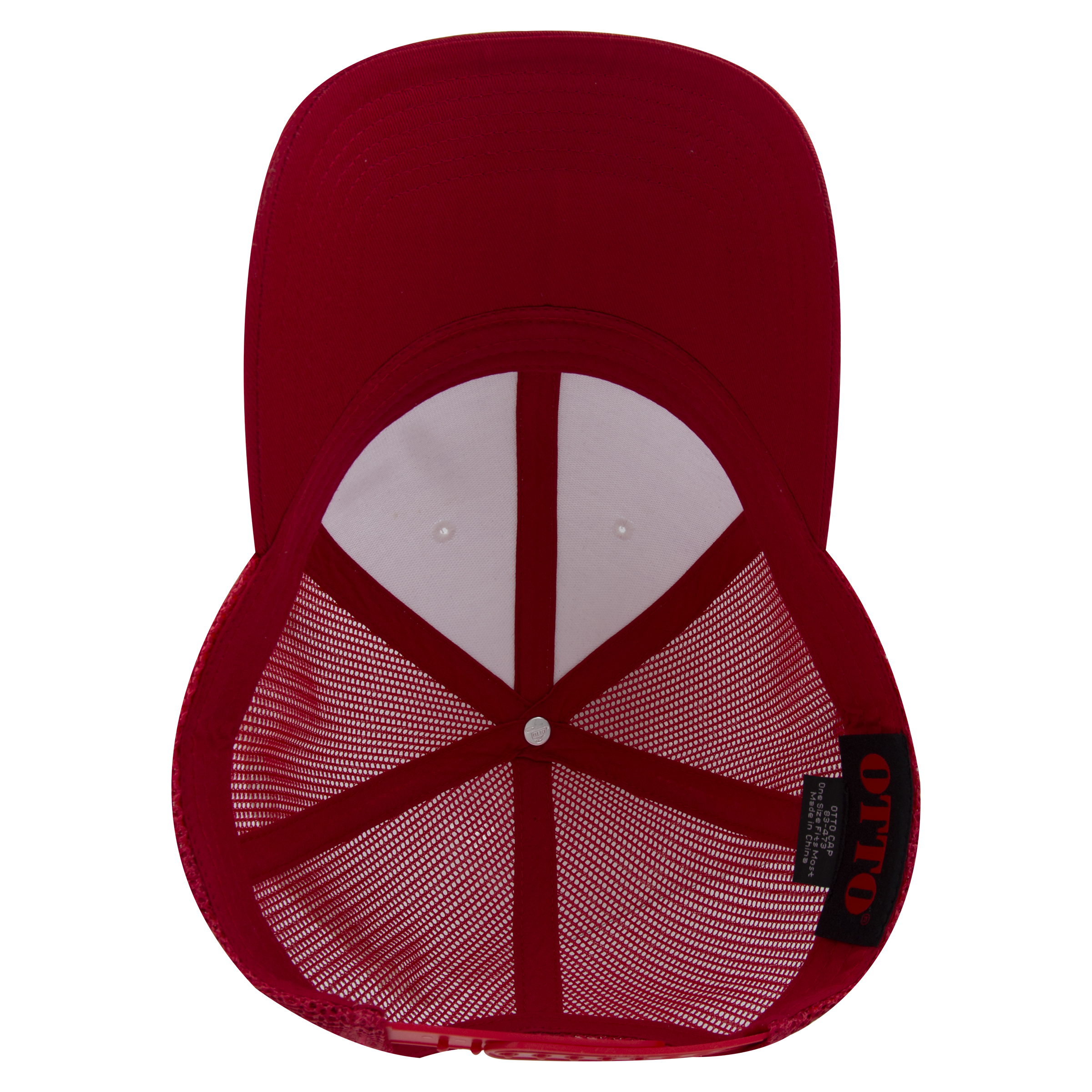 OTTO CAP® 6 Panel Low Profile Mesh Back Trucker Hat 132