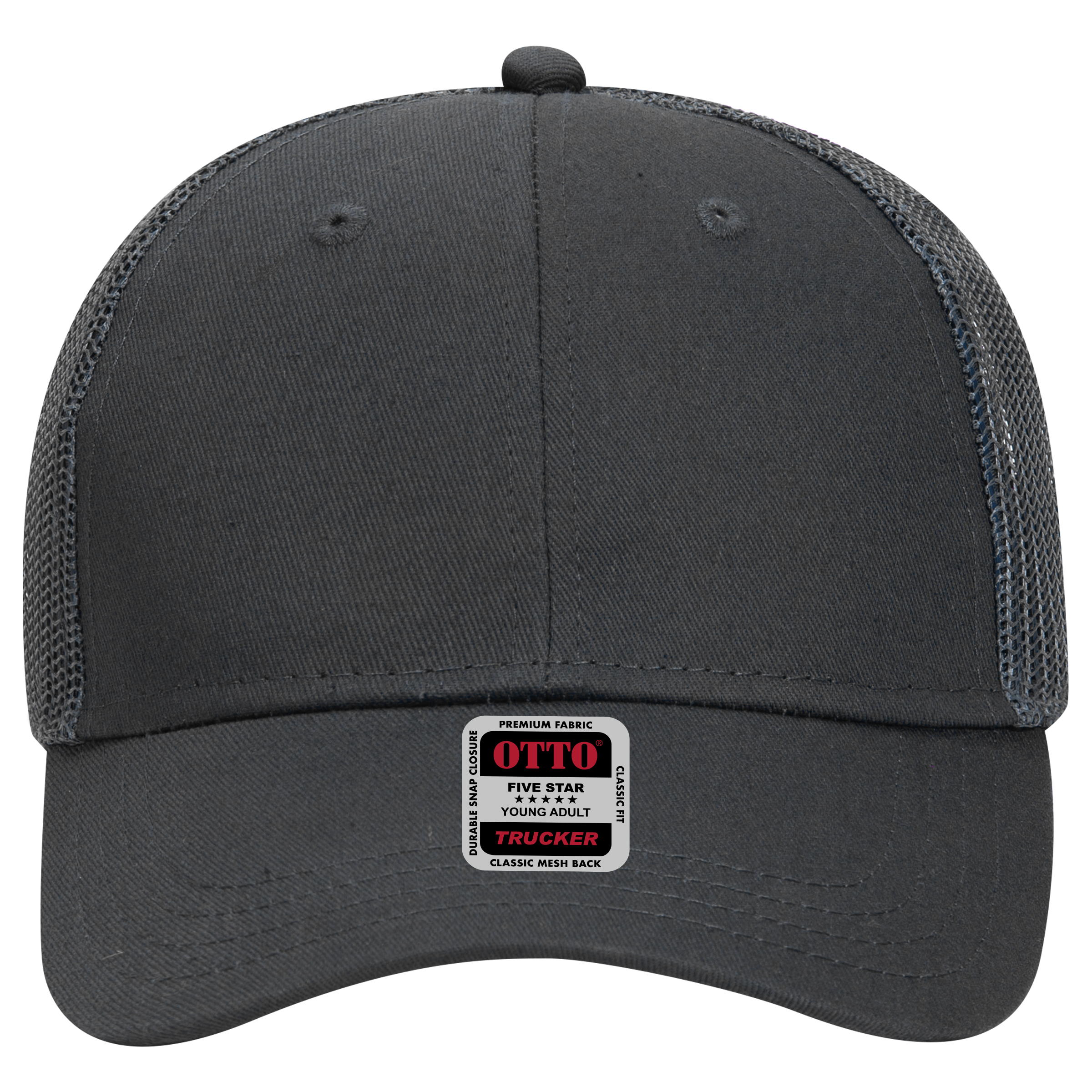 OTTO CAP® 6 Panel Low Profile Mesh Back Trucker Hat 136