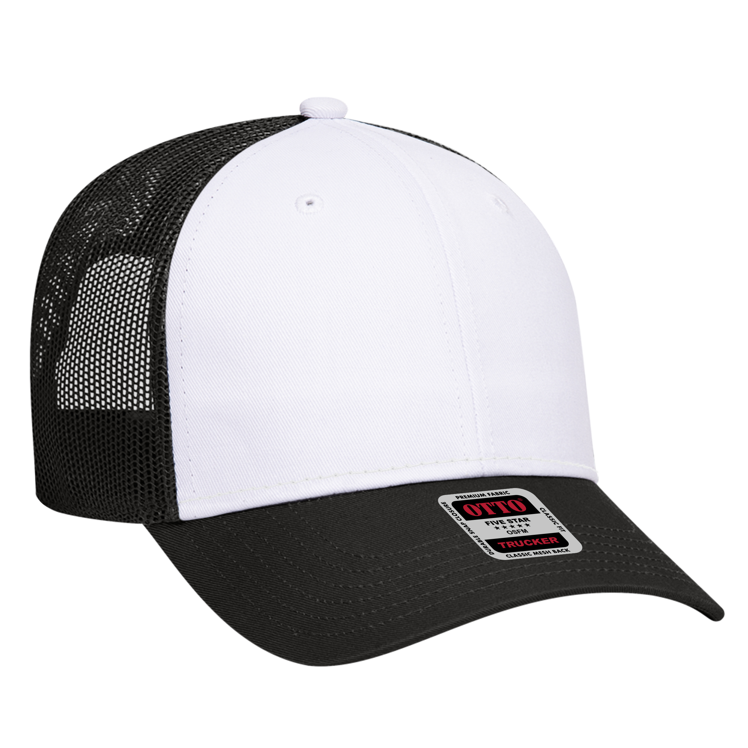 OTTO CAP® 6 Panel Low Profile Mesh Back Trucker Hat 157