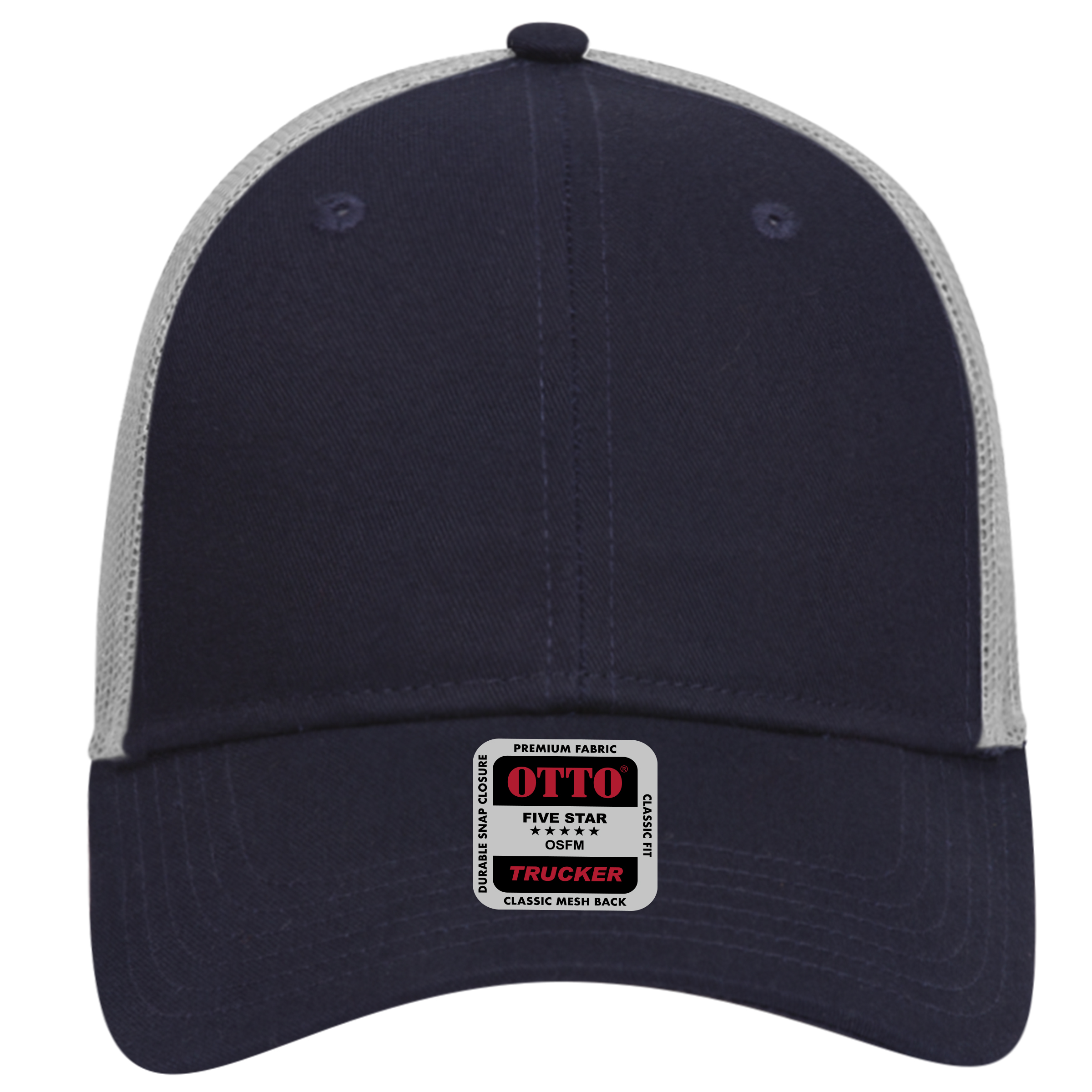 OTTO CAP® 6 Panel Low Profile Mesh Back Trucker Hat 163