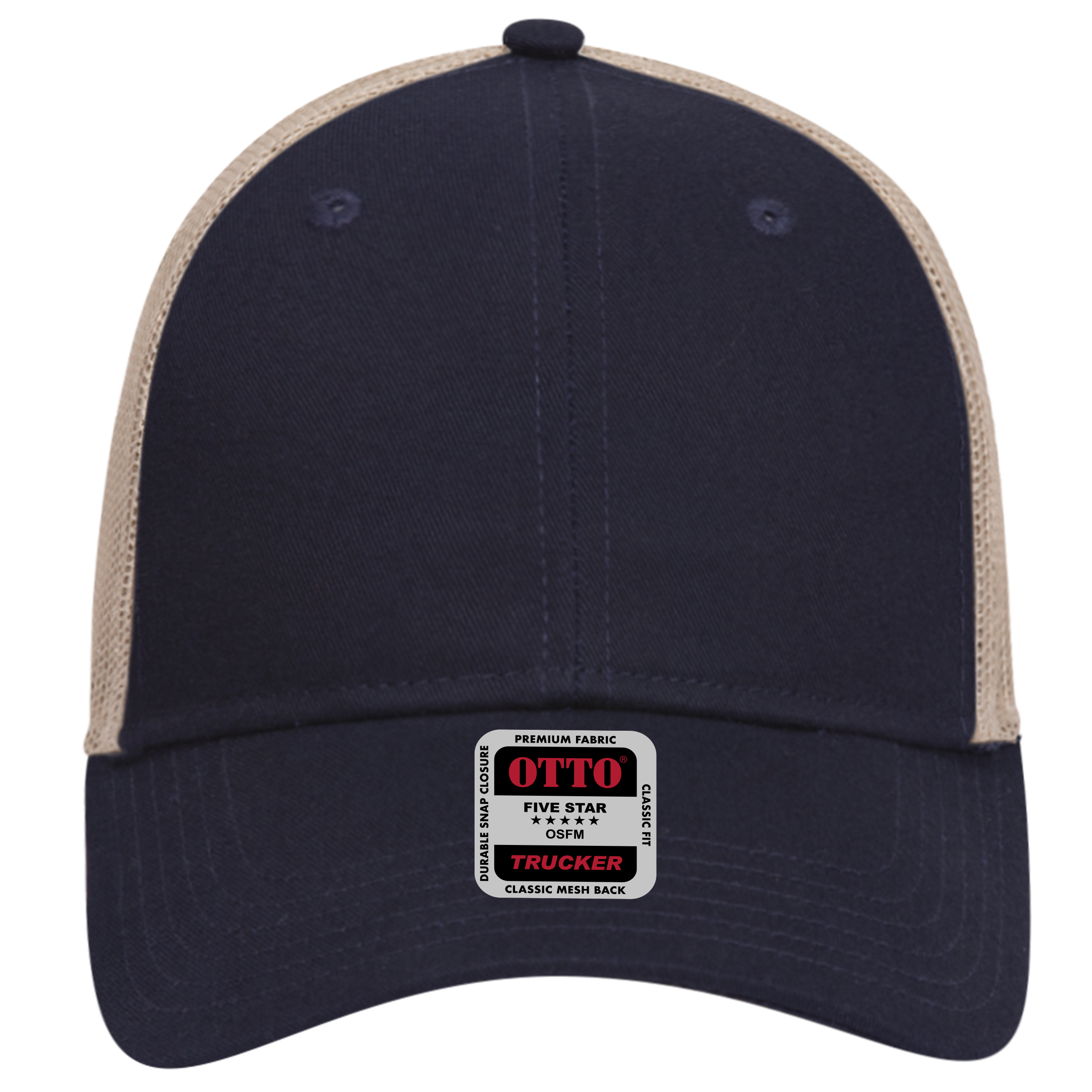 OTTO CAP® 6 Panel Low Profile Mesh Back Trucker Hat 165