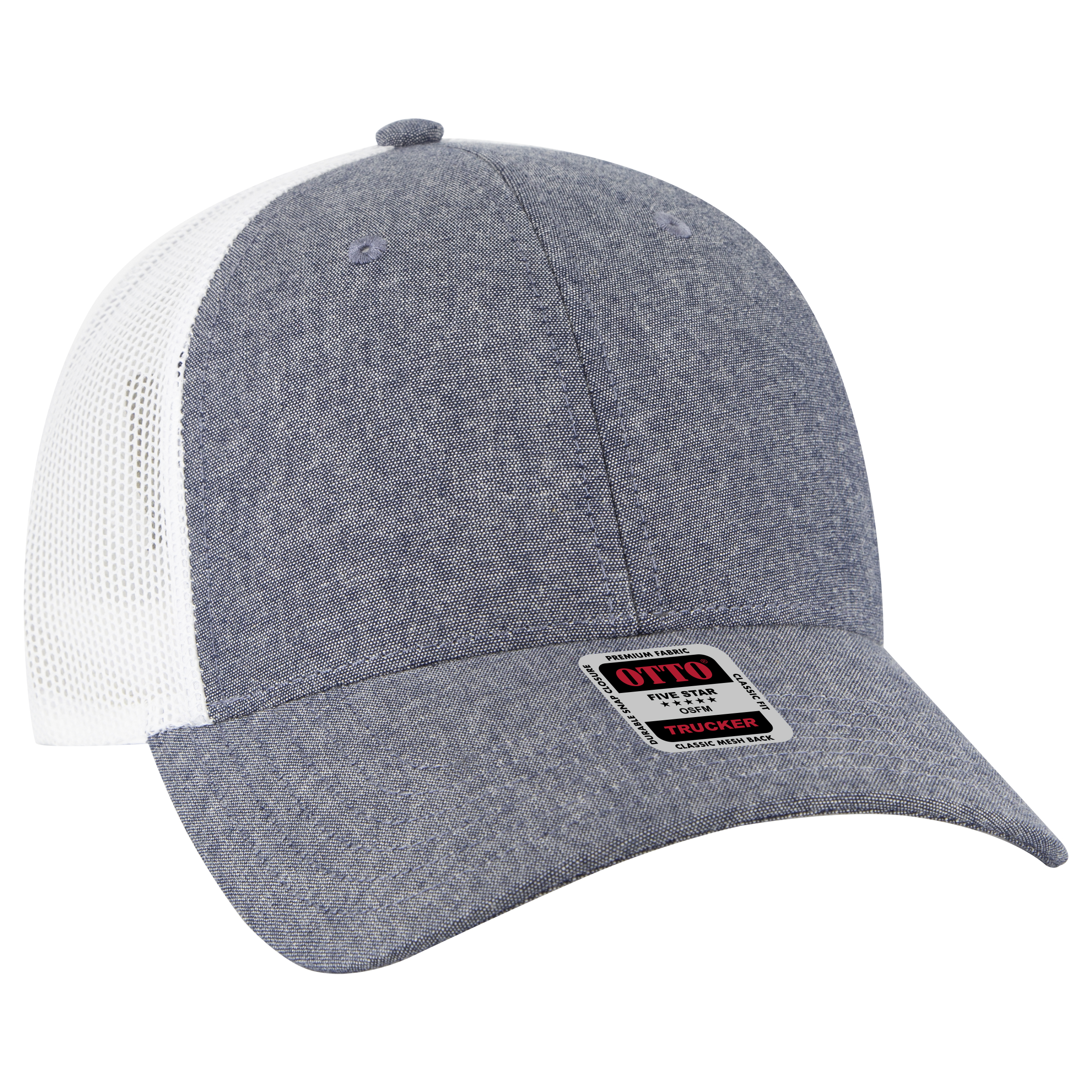 OTTO CAP® 6 Panel Low Profile Mesh Back Trucker Hat 170