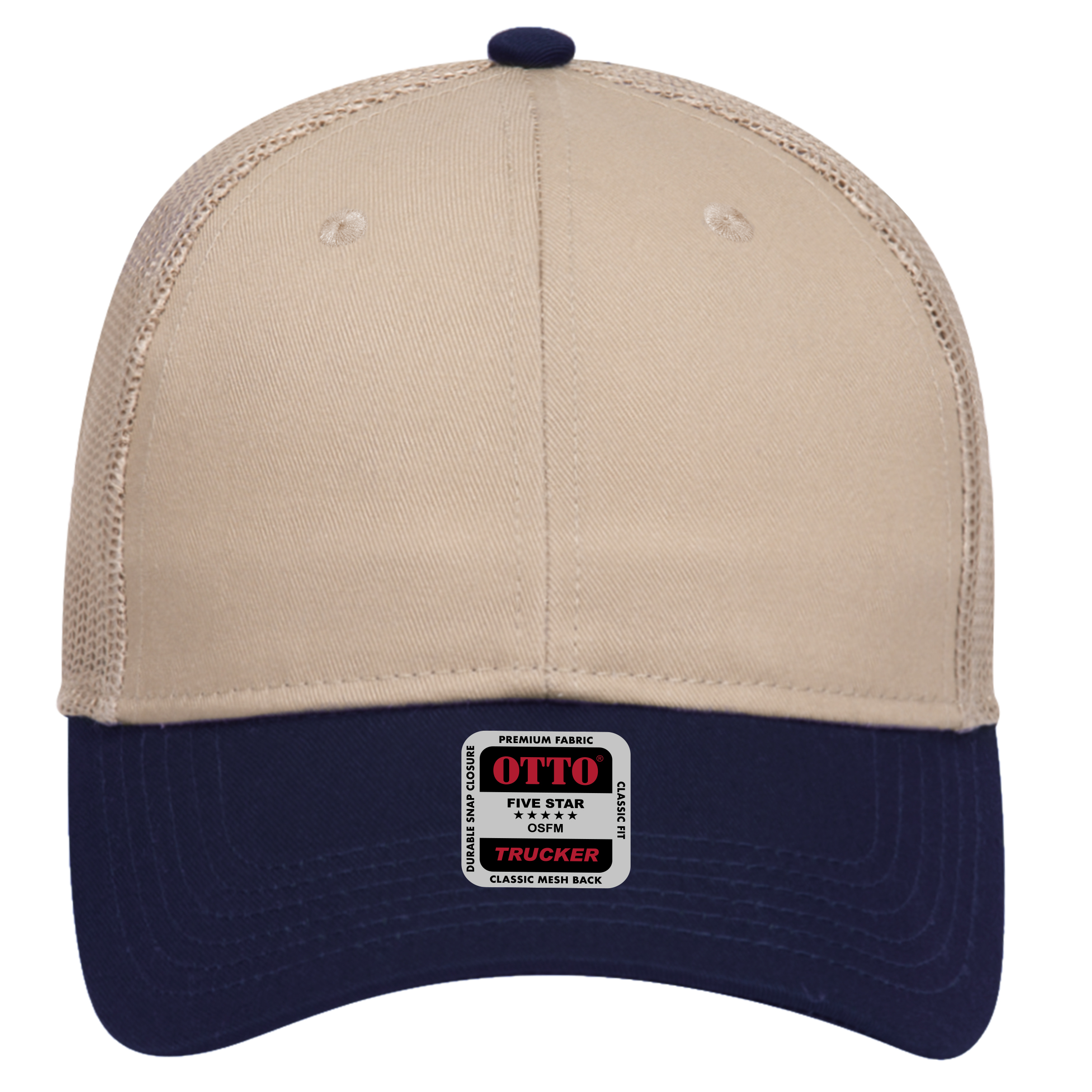 OTTO CAP® 6 Panel Low Profile Mesh Back Trucker Hat 174