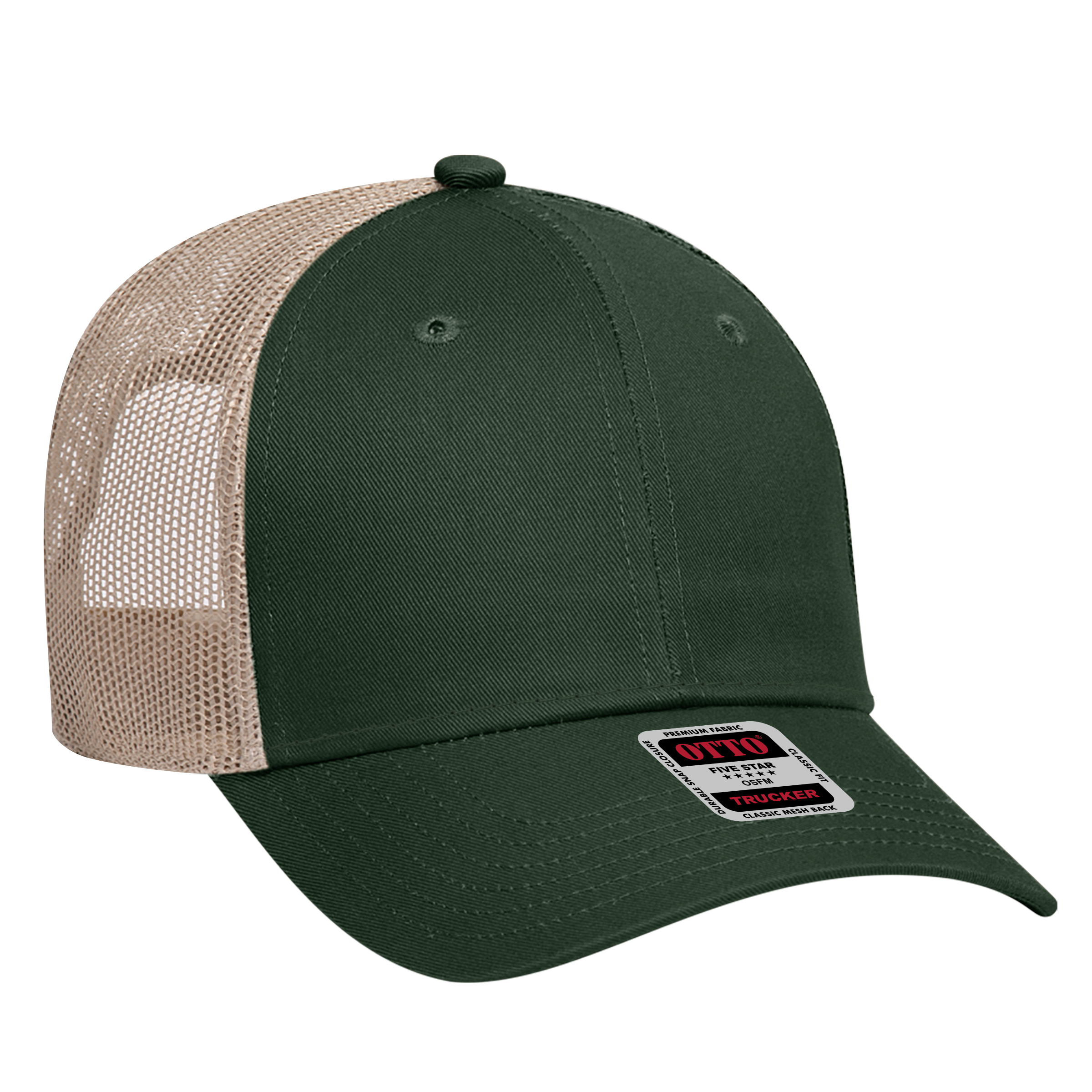 OTTO CAP® 6 Panel Low Profile Mesh Back Trucker Hat 178