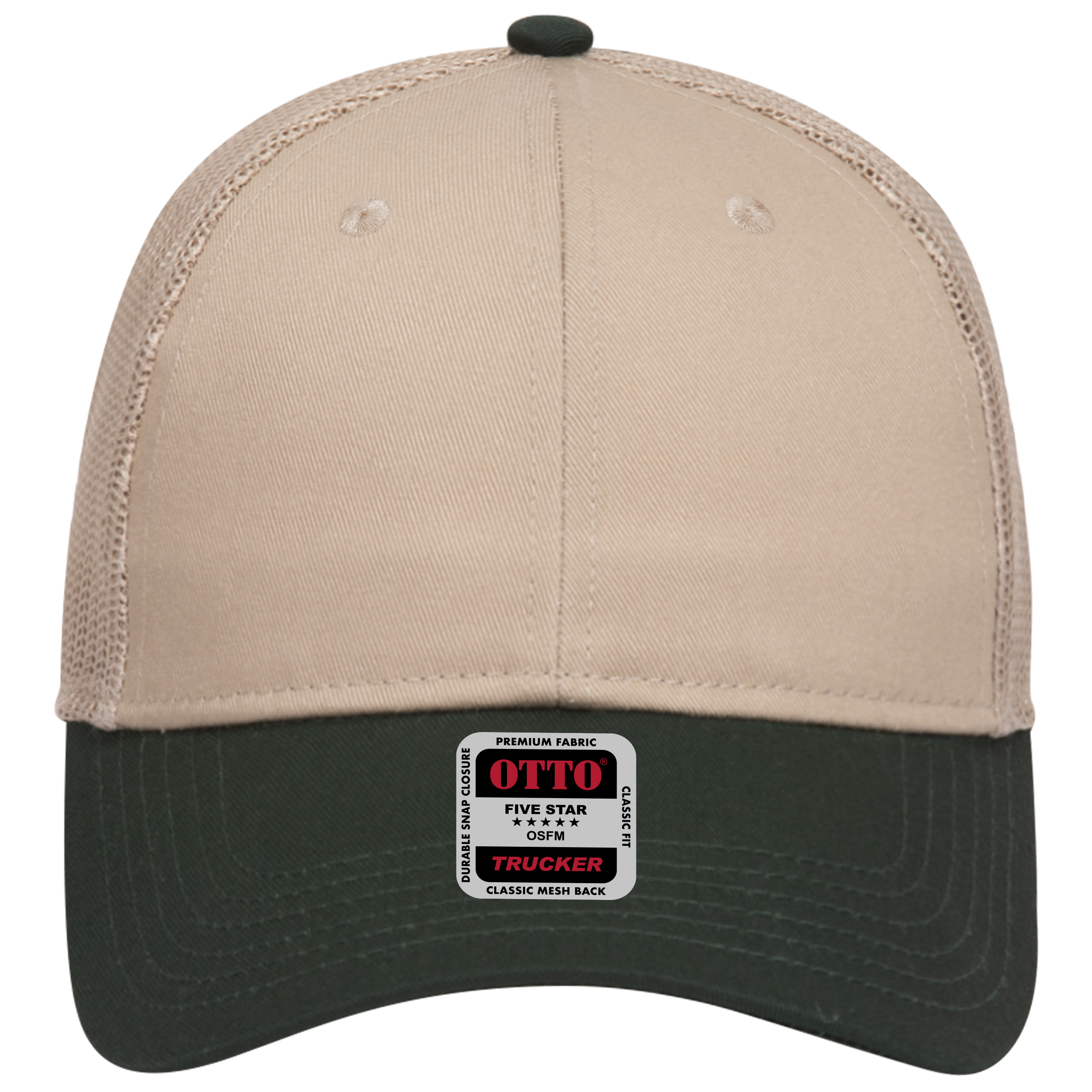 OTTO CAP® 6 Panel Low Profile Mesh Back Trucker Hat 179