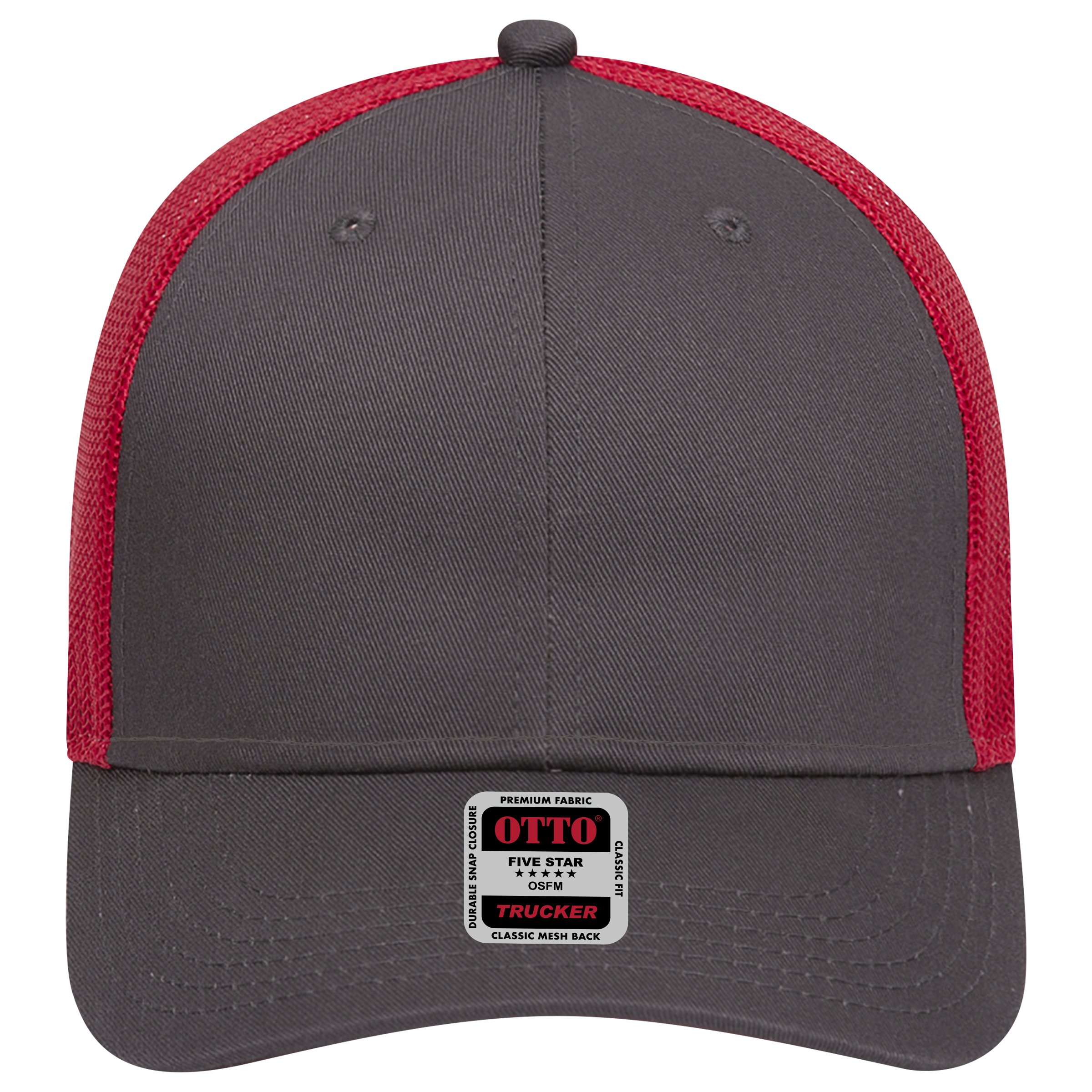 OTTO CAP® 6 Panel Low Profile Mesh Back Trucker Hat 187