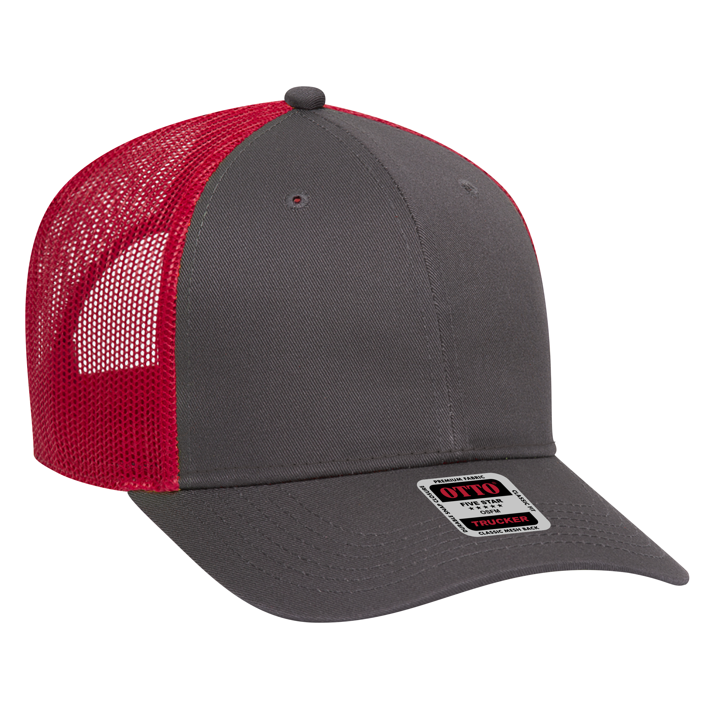 OTTO CAP® 6 Panel Low Profile Mesh Back Trucker Hat 188