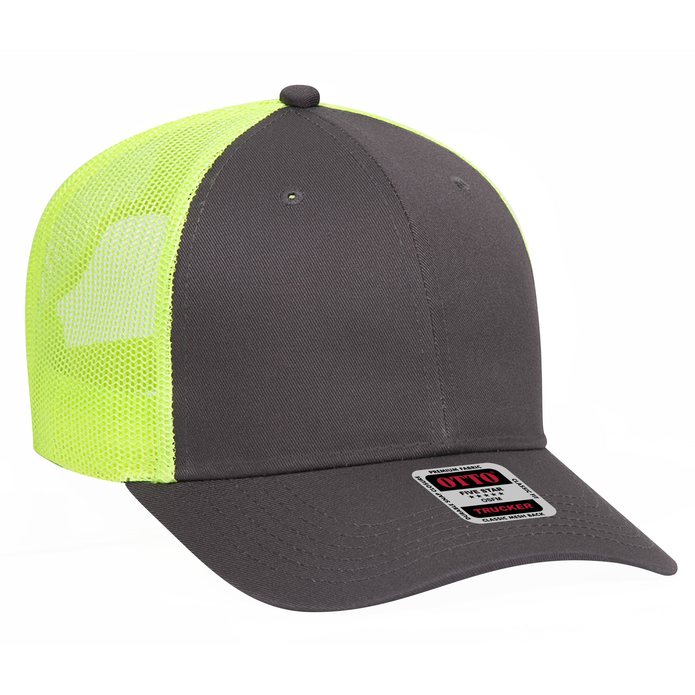 OTTO CAP® 6 Panel Low Profile Mesh Back Trucker Hat 194