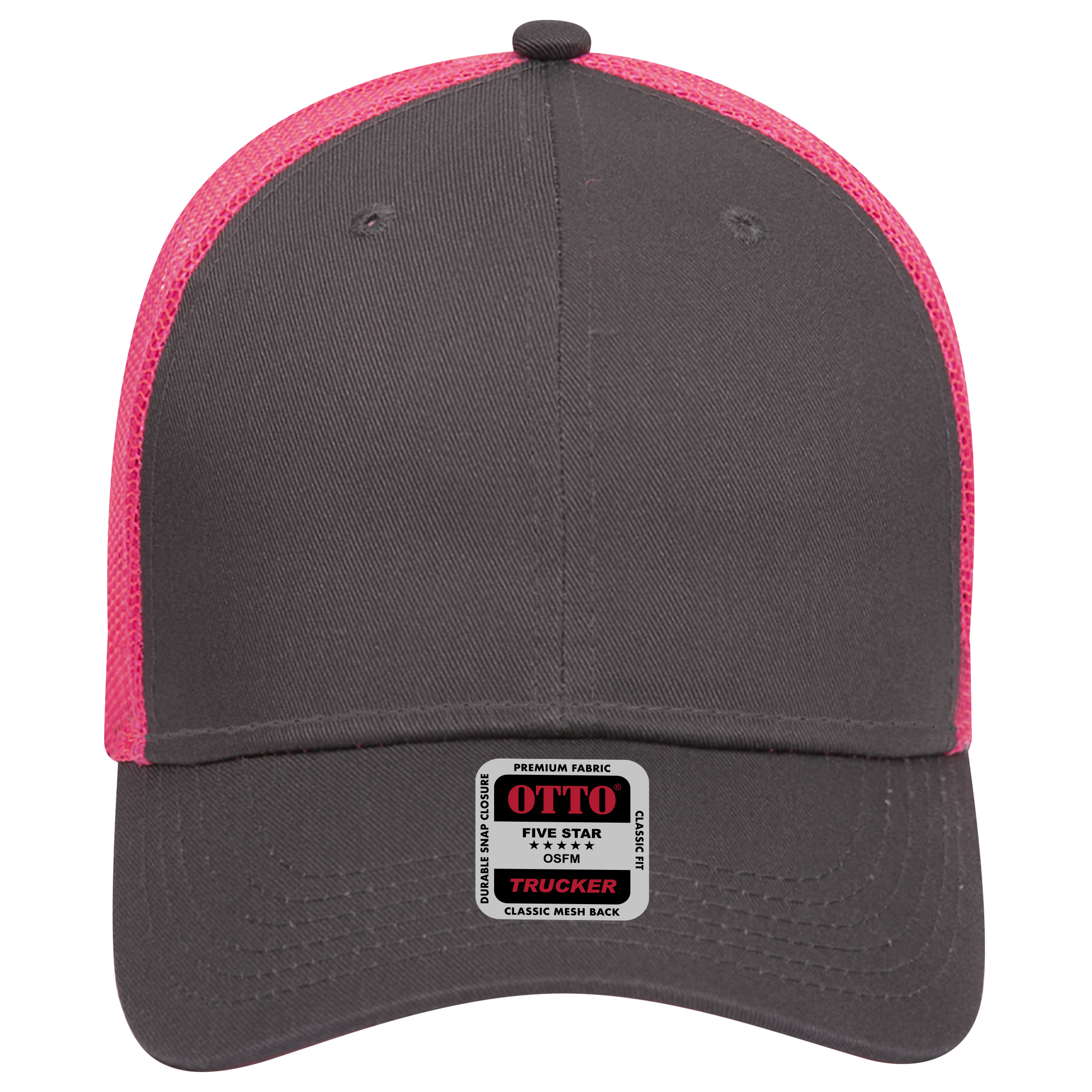 OTTO CAP® 6 Panel Low Profile Mesh Back Trucker Hat 196