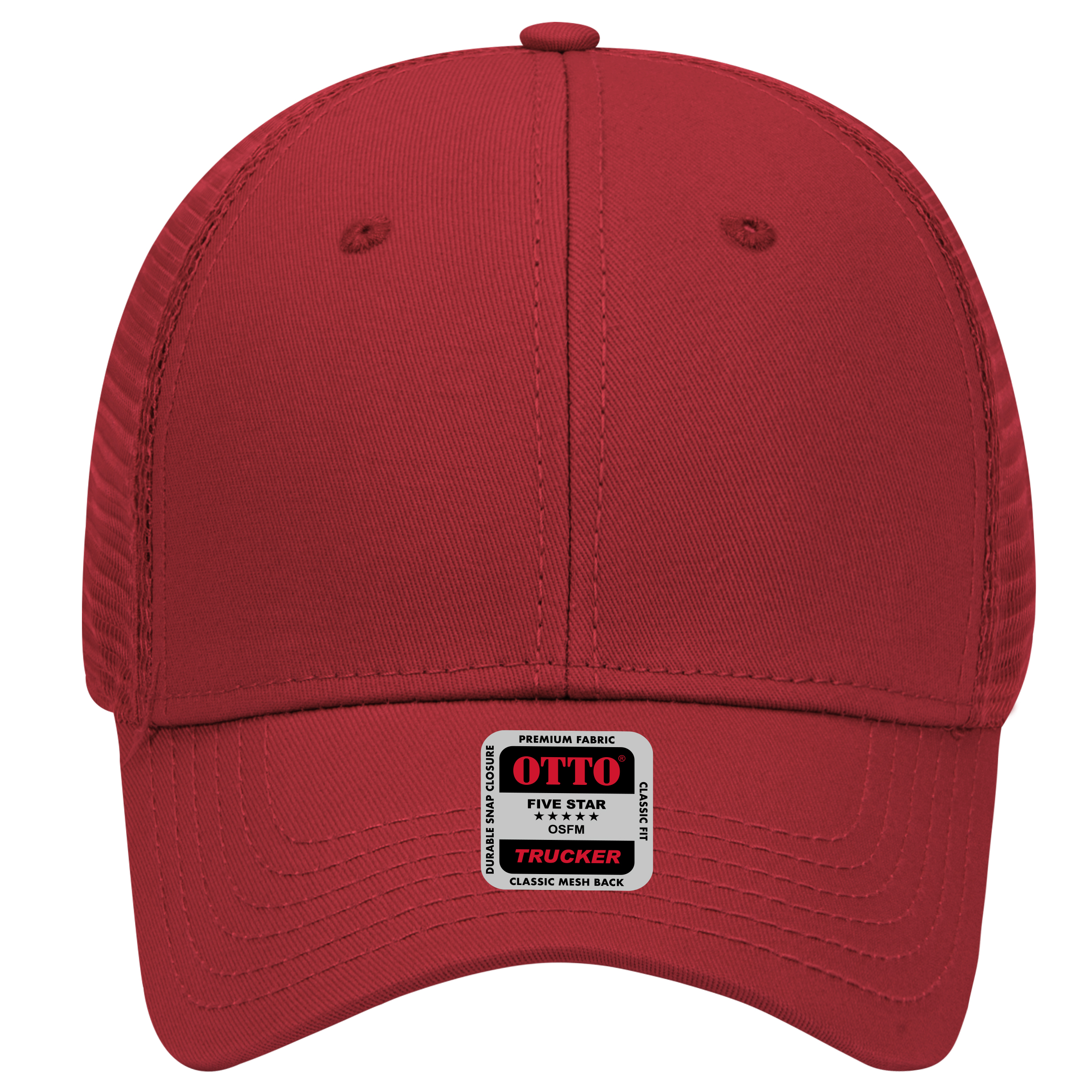 OTTO CAP® 6 Panel Low Profile Mesh Back Trucker Hat 18