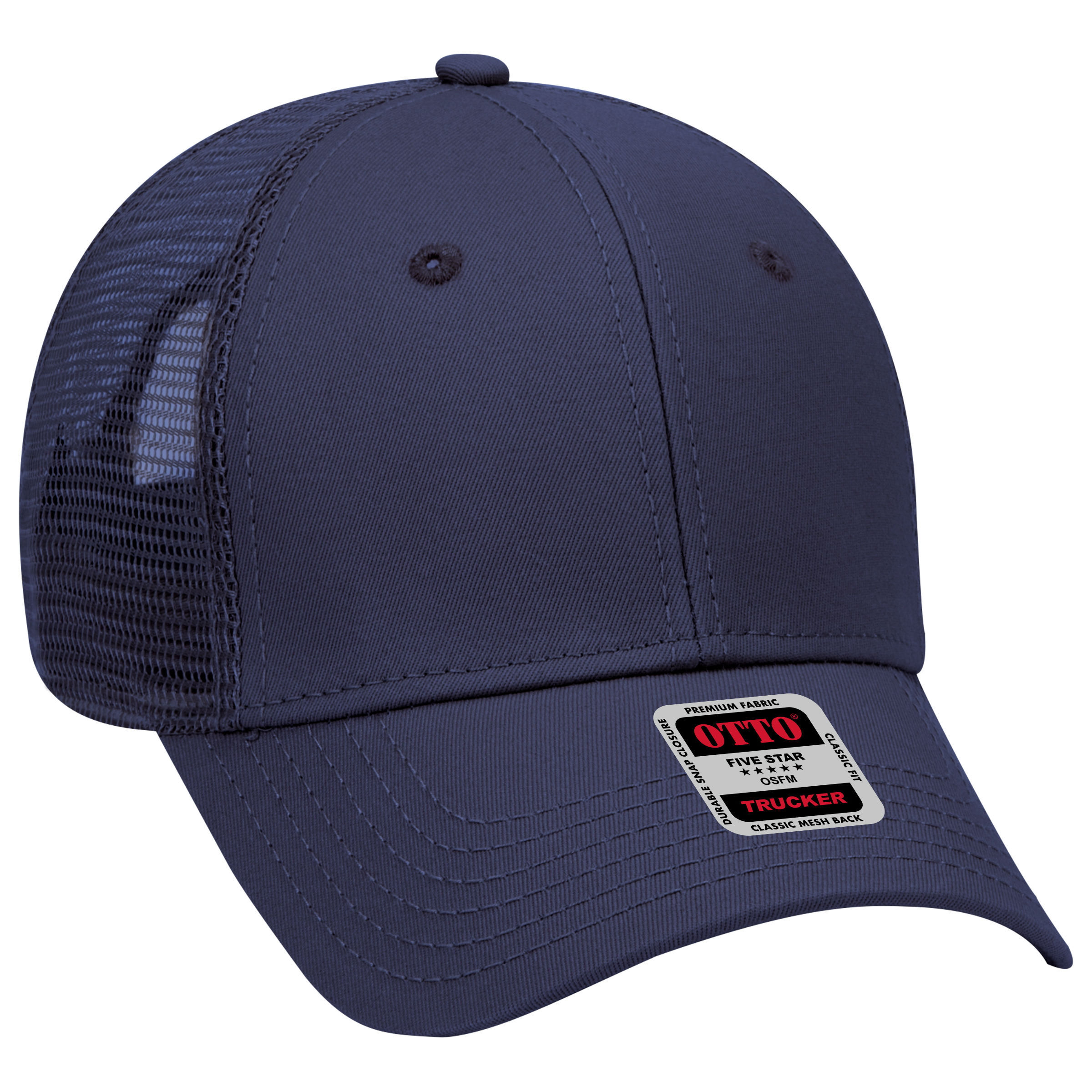 OTTO CAP® 6 Panel Low Profile Mesh Back Trucker Hat 21